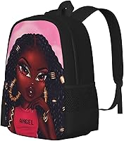 Waykales Black Girl Backpack 17 Inch Laptop Backpack — image 2