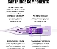 Mast Tattoo Pro2 Needles Cartridges #10 Bugpin 50 Count Mixed Round Liner Sizes — image 2