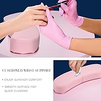 Joligrace Professional Foldable Manicure Table Pink — image 8