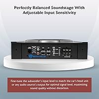 Rockville USS10 800W 10″ Slim Under-Seat Active Subwoofer — image 7