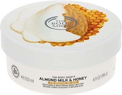 The Body Shop Almond Milk & Honey Soothing and Restoring Body Butter 200mL