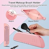 Jilier 4 in 1 Makeup Brush Set with Travel Holder — image 3