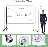 DUYIKJ 120-inch Projector Screen with Stand — image 6