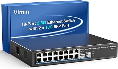VIMIN 18-Port 2.5G Unmanaged Switch