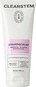 CLEARSTEM VITAMINSCRUB Antioxidant-Infused Scrub Cleanser 6oz Review