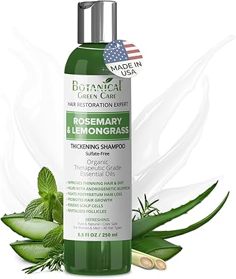 Botanical Green Care Rosemary & Lemongrass Hair Growth Shampoo 5.29oz