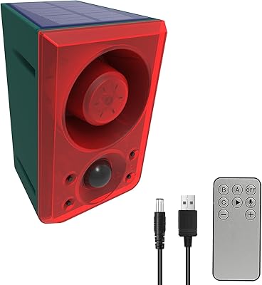 paipaimeiren Solar Outdoor Motion Detector Alarm P611N