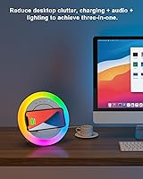 SIDVAR Bluetooth Speaker Night Light with Wireless Charging — image 6