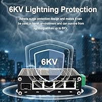 Steloproad Mini Industrial 4-Port Gigabit Ethernet POE+ Switch with SFP — image 6