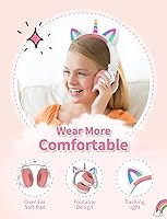 YUSONIC Unicorn Kids Bluetooth Headphones — image 4