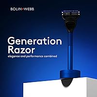 Bolin Webb Generation Razor and Stand in Blue with Gillette Fusion5 Blade — image 4