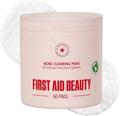 First Aid Beauty Acne Pads for Face 2% Salicylic Acid 60-ct