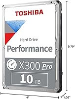 Toshiba X300 10TB Performance & Gaming Internal Hard Drive — image 9