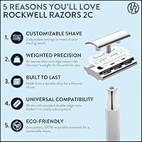 Rockwell Razors 2C White Chrome Double Edge Safety Razor — image 2