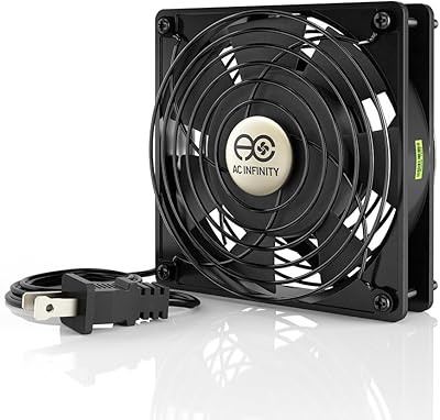 AC Infinity AXIAL 1225 Quiet Muffin Fan 120mm x 25mm 120V AC