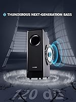 Raineverry 5.1 Surround Sound Bar with Wireless Subwoofer and Rear Speakers — image 3