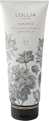 LOLLIA Elegance Shower Gel, 8 fl. oz. – White Amber & Mirabelle