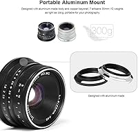 7artisans 25mm F1.8 APS-C Manual Lens for Fujifilm X-Mount Cameras — image 5