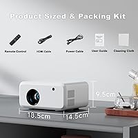 VISULAPEX Mini Projector with WiFi and Bluetooth — image 9