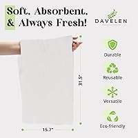 DAVELEN Disposable Large Luxury Towels, 50-Count, 32x16 inches — image 4
