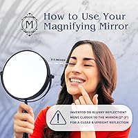 MIRRORVANA 20X Magnified Makeup Mirror with Stand — image 4