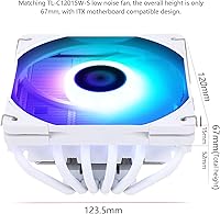 Thermalright AXP120-X67 White ARGB Low Profile CPU Cooler — image 6