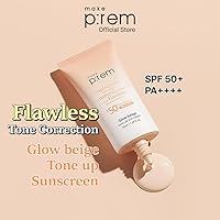 MAKE P:REM Glow Beige Tone Up Sunscreen SPF 50+ 1.69oz — image 2
