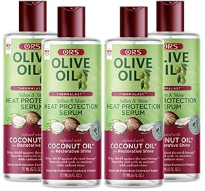 ORS Olive Oil Heat Protection Hair Serum with Coconut Oil 6oz Review