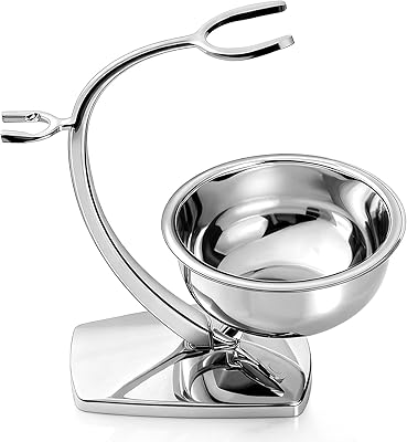 GRUTTI Shaving Bowl and Stand Set