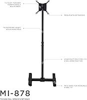 Mount-It! Portable TV Floor Stand 13-42 Inch — image 5