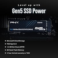 PNY CS2150 2TB Gen5 PCIe NVMe M.2 SSD — image 3