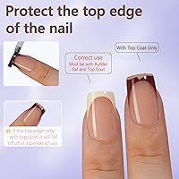 Misssix French Tip Press On Nails Kit, 160Pcs Short Square Gel Nail Tips — image 6