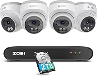 ZOSI C220 8CH 4MP PoE Home Security Camera System — image 1