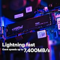 Crucial T500 500GB Gen4 NVMe M.2 Internal SSD — image 2