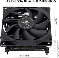 Thermalright AXP90 X36 Black Low Profile CPU Cooler — image 6