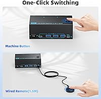 DXchip 8K KVM Switch 3 Monitors 2 Computers — image 8