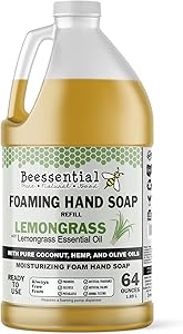 Beessential All Natural Bulk Foaming Hand Soap Refill 64 oz Lemongrass Review