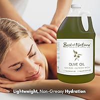 Best of Nature 100% Pure Olive Massage & Body Oil 1 Gallon — image 2