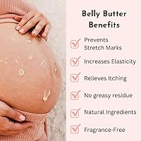 Irene Organics Organic Belly Butter for Pregnancy Stretch Mark Prevention 4oz — image 3