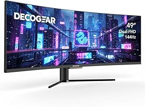 Deco Gear DGVIEW490 49-inch Curved Ultrawide Gaming Monitor