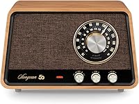 Sangean WR-55 50th Anniversary Edition Analog Wooden Cabinet Radio — image 1