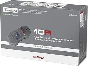 Sena 10R Low Profile Motorcycle Bluetooth Communication System Review