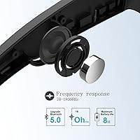 5BC Bluetooth Safety Glasses with Mic and Clear Lens — image 2