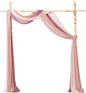 Ling's Moment Wedding Arch Draping Fabric 3 Panels 20ft Review