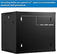 RackPath 9U Wall Mount Network Rack Cabinet — image 4