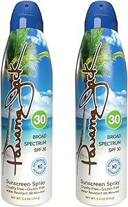 Panama Jack Continuous Spray Sunscreen SPF 30, 5.5oz Review