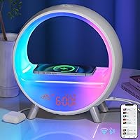 MOMILLA Smart Alarm Clock with Wireless Charging Station — image 1