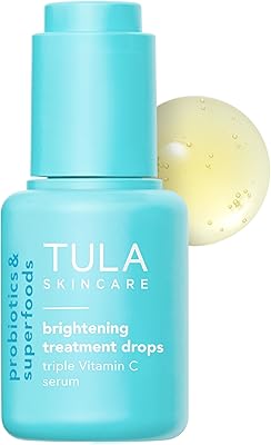 TULA Skin Care Brightening Treatment Drops - Vitamin C Serum, 1 fl oz