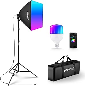 NEEWER RGB Softbox Lighting Kit NK800 Review