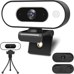 ToLuLu 1080P Webcam with Ring Light and Microphone Review
